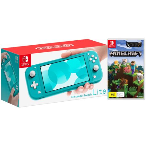 Nintendo Switch Lite Console Turqouise Minecraft Switch Edition Big W