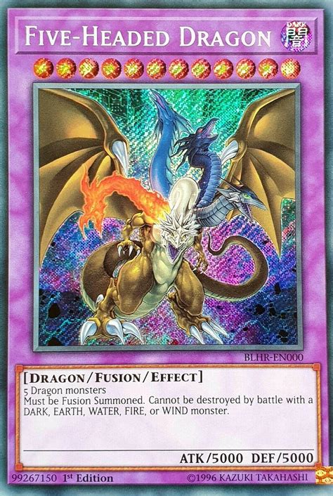 Collectables Five Headed Dragon Ultra Rare Limited Edition Rfeie