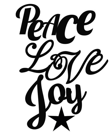 Free Peace Love Joy Svg File Peace And Love Christmas Svg Files