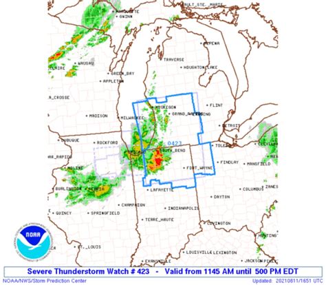 First Severe Thunderstorm Watch Issued For This Afternoon Coming