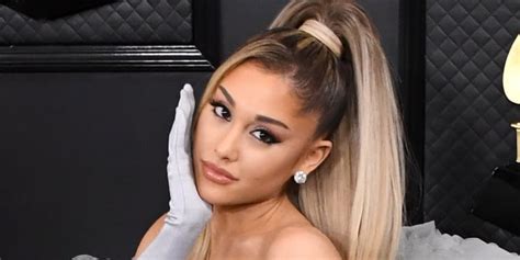 Ariana Grande S Blonde Hair Colour At The Grammys 2020 Popsugar Beauty Uk
