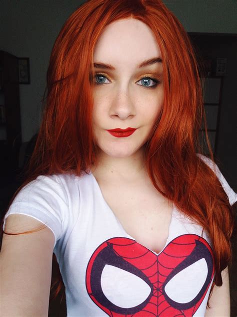 mj cosplay selfie spider man mary jane watson by cheriladyacg on deviantart