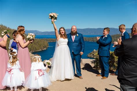 Emerald Bay Wedding Ceremony Photos Lake Tahoe Lake Tahoe Wedding