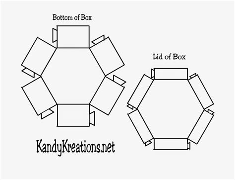 Hexagonal Box Template