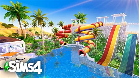 Parque AquÁtico 🏊🏻‍♂️ Water Park No Cc The Sims 4 Speed Build
