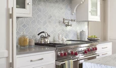 The second is a photo gallery of stunning backsplashes. Kitchen Backsplashes on Houzz: Tips From the Experts