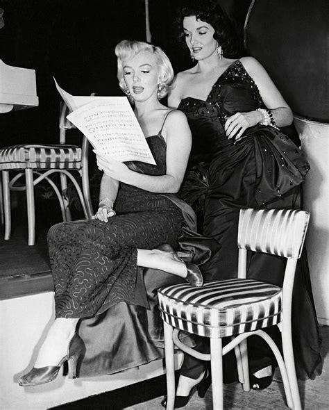 Marilyn Monroe And Jane Russell In Gentlemen Prefer Blondes 1953 Photograph By Album Fine