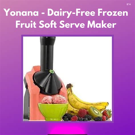Yonanas Dairy Free Frozen Fruit Soft Serve Maker Bargains From Bed 🫶🏻