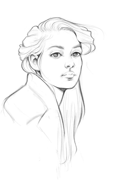 Portrait sketch | Portrait sketches, Portrait, Drawings