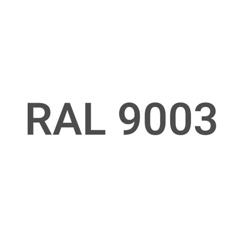 Rainbow RAL Coloured Silicone RAL 9003 Signal White