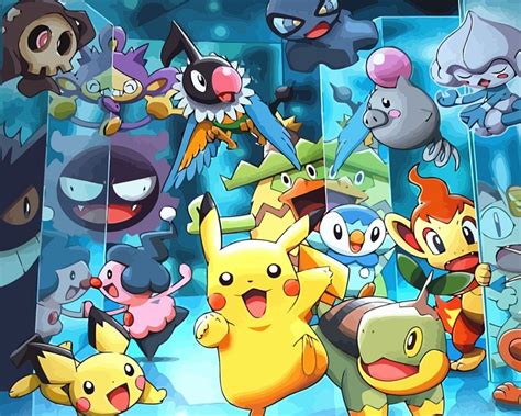 Download pokémon virtual backgrounds, both images and video, to put yourself into warning: pokemon