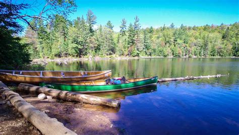Canoeing In Algonquin Park In The Early Season Hike Bike Travel