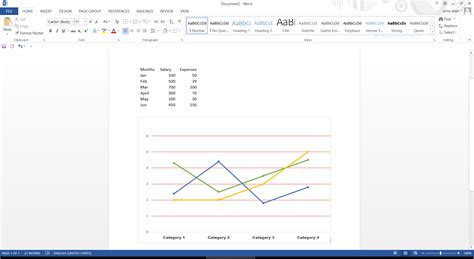 Line Graph In Word 2017 Online Seclasopa