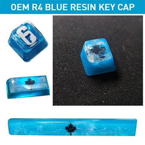 Rainbow Six Siege Nitro Cell Artisan Keycap Blue Limited Edition