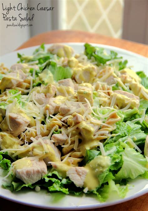 When you need a comforting meal but don't have a lot of time, whip up one of these fast pasta recipes. Jo and Sue: Light Chicken Caesar Pasta Salad