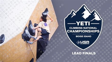 2023 Yeti National Championships Lead Finals Usa Climbing Outside