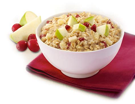 Instant Quaker® Oatmeal Apples And Cranberries Instant Oatmeal Food