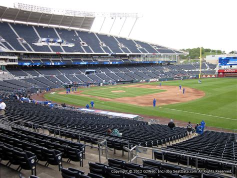 Seat View From Section 241 At Kauffman Stadium Kansas City Royals