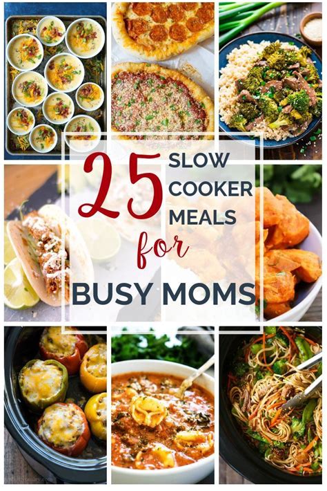 25 Slow Cooker Recipes For Busy Moms Slow Cooker Recipes Quick