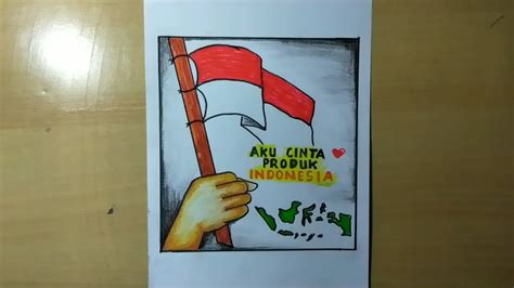 Contoh Poster Cinta Produk Indonesia Ilustrasi