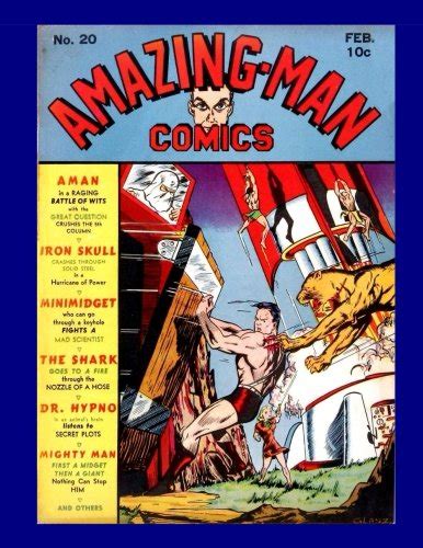 Amazing Man Comics 20 Starring Aman The Amazing Man Plus Iron