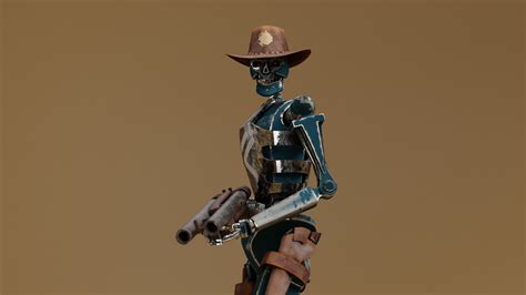 Artstation Cowboy Robot