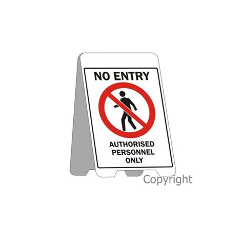 purchase authorised personnel only a frames fluteboard sign online today best ppe and safety