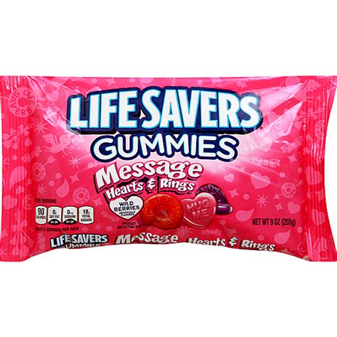 Lifesavers Gummies Valentine Gummy Chewy Candy Heart And Ring