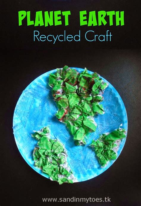 Sandinmytoestk Earth Day Crafts Recycled Crafts Kids Preschool