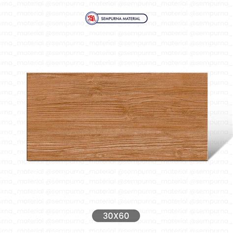 Jual Keramik Dinding ATENA Damar Wood Medium Brown Motif Kayu 30x60