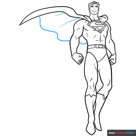 How To Draw Superman Really Easy Drawing Tutorial