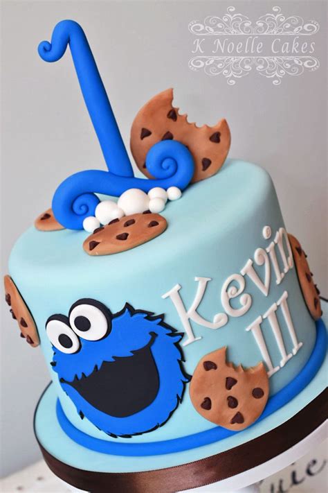 Cake with the theme will add. 48 best images about Cookie Monster Cakes on Pinterest