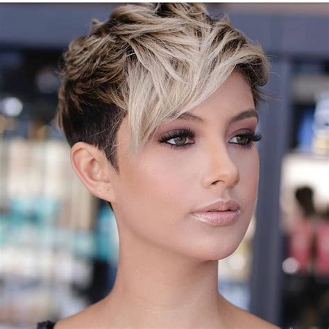 Pixie Haircut For A Long Hair Styling A Pixie Haircut With Long Bangs