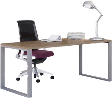 Belair Lite Office Desk With Metal Legs Office Desk Transparent