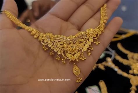 Top 5 Gold Necklace Designs In 10 Grams With Price People Choice
