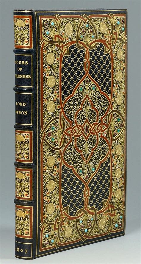 Hours Of Idleness By Lord Byron 1807 With Early 20th Century Jewelled