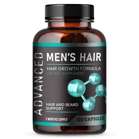 Buy Hair Growth Vitamins For Men Anti Hair Loss Pills Regrow Hair
