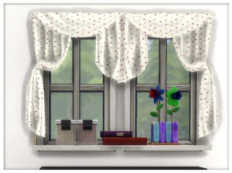 Short Curtains By Oldbox At All 4 Sims Sims 4 Updates