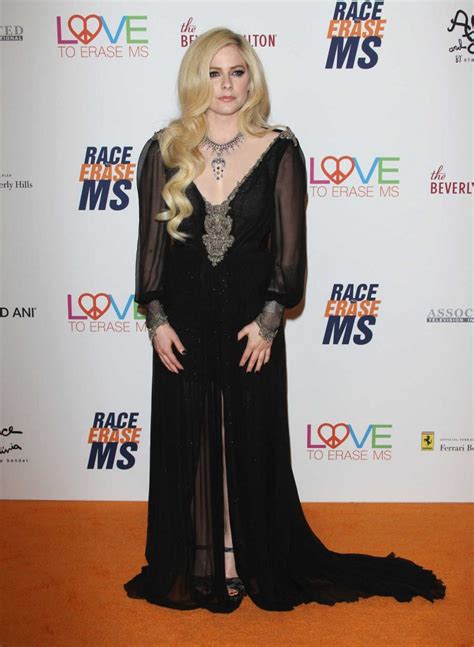 Avril Lavigne At The 25th Annual Race To Erase Ms Gala In Beverly Hills 04202018 Lacelebsco