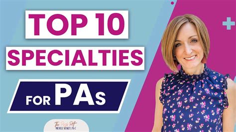 Top 10 Specialties For Physician Assistants The Posh Pa Youtube