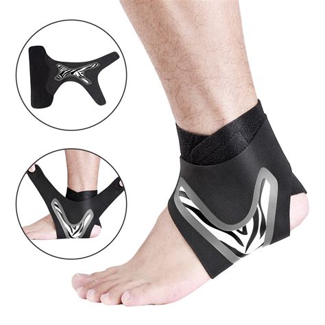 Elastis Pergelangan Kaki Penopang Adjustable Breathable Ankle Brace