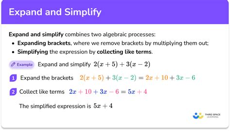 Expand And Simplify Gcse Maths Lesson Examples And Worksheet
