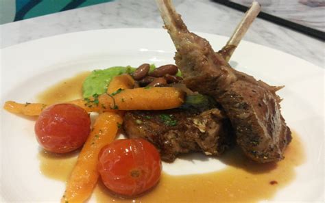 Jj Royal Brasserie Menikmati Grilled Crispy Lamb Chops Di Brasserie Unik