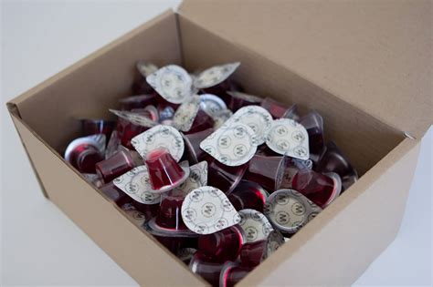 All In One Pre Packaged Communion Cups Box Of 100 The Miracle Meal