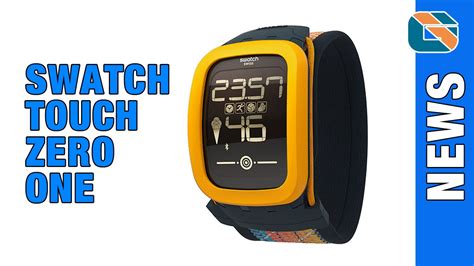 Swatch Touch Zero One Smartwatch Announced Swatch Youtube