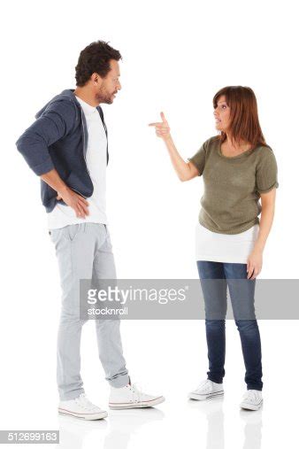 Interracial Mature Couple Ayant Un Argument Photo Getty Images