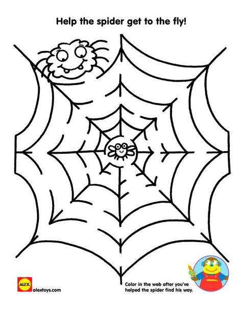Spider Web Printable Maze Printable Mazes Maze