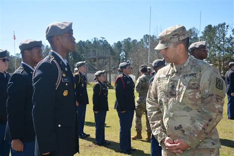 About Face Forward March Soldiers Evaluate Mentor Local Cadets