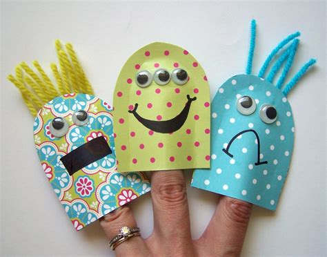 Gcd Studios Crafty Kids Week Finger Puppets
