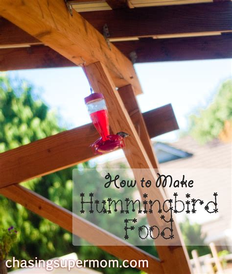 Check spelling or type a new query. How to Make Hummingbird Food | Chasing Supermom